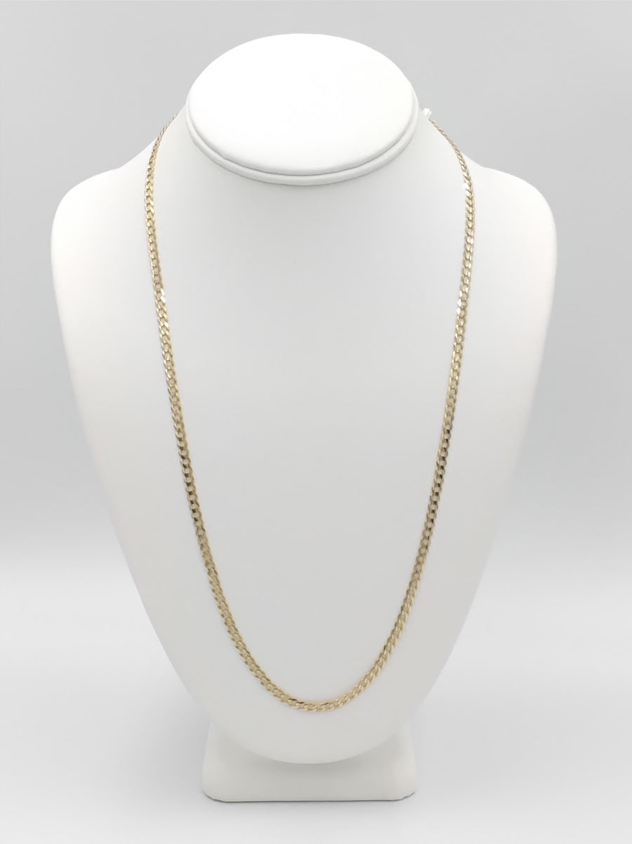 Cuban Link Chain - Yellow Gold 14k (.585) 9.25 grams 18 inch