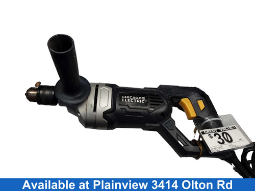 Chicago Electric 69453 Blue Corded Standard Drill