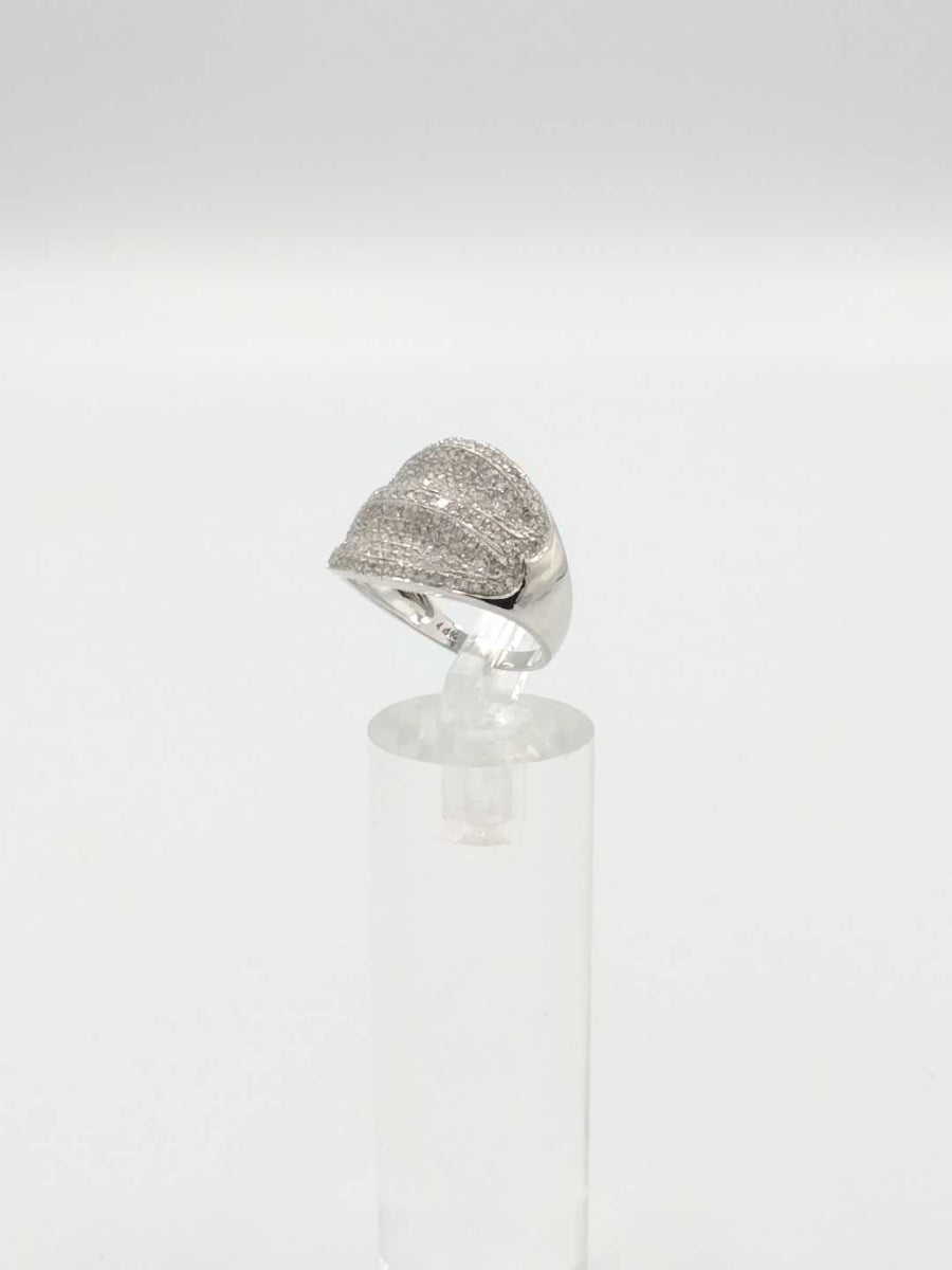 Women's Ring - White Gold 14k (.585) 4.9 grams Size 20