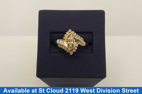 Ring - Wedding Set - Yellow Gold 14k (.585) 4.07 grams Size 10