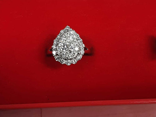 Women's Ring - White Gold 14k (.585) 4.8 grams Size 5