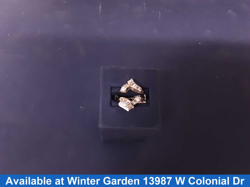 Women's Ring - White Gold 14k (.585) 5.3 grams Size 9.5