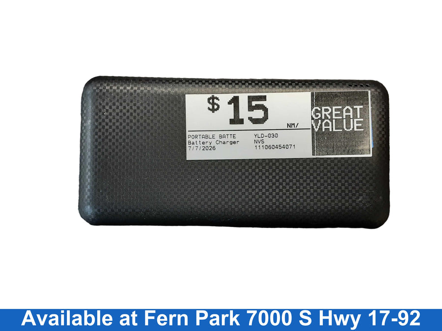 Portable Battery Charger Yld-030 Black Battery Charger