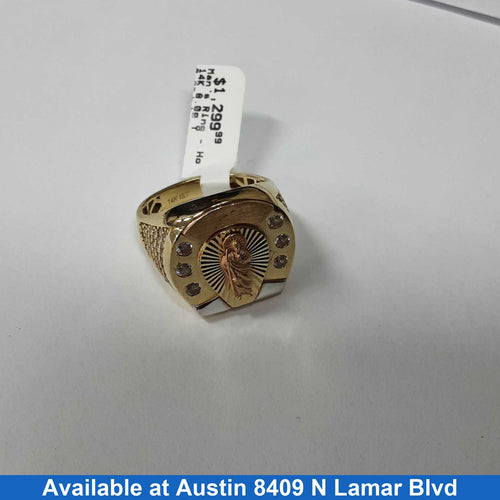 Men's Ring - Yellow Gold 14k (.585) 8 grams Size 10
