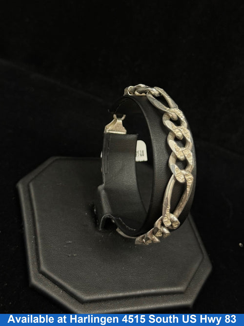Figaro Bracelet - Silver 22.6 grams 14 inch