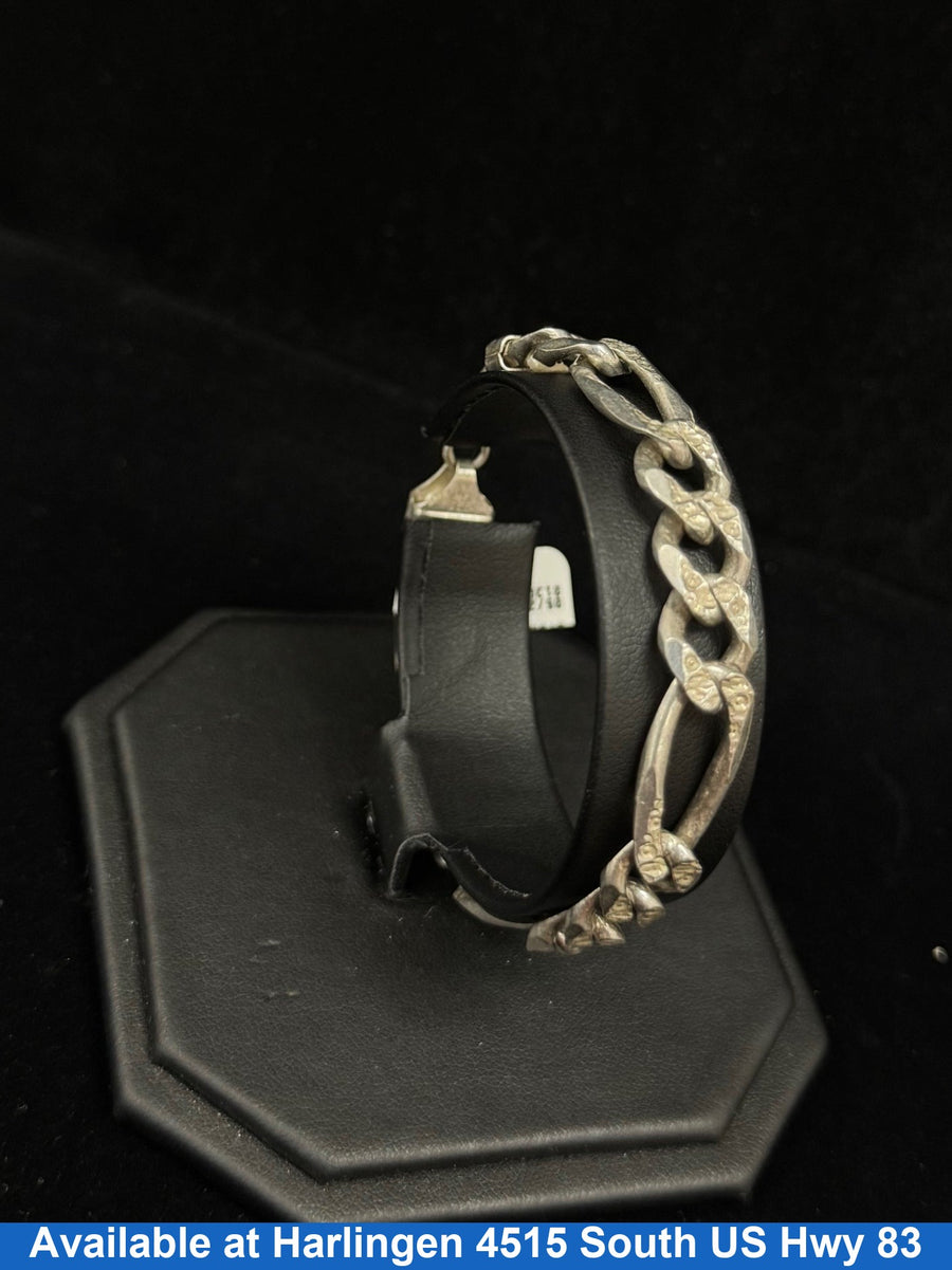 Figaro Bracelet - Silver 22.6 grams 14 inch