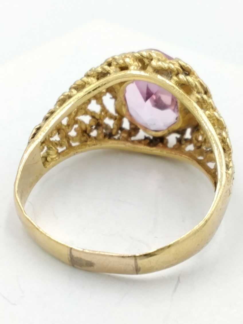 Women's Ring - Yellow Gold 14k (.585) 5.5 grams Size 8.5
