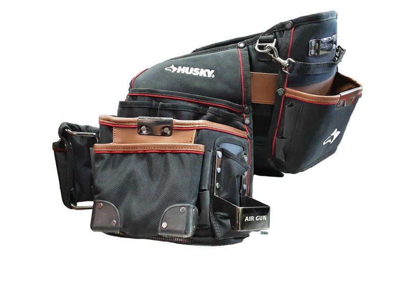 Husky Tool Pouch Black Electrician Tool