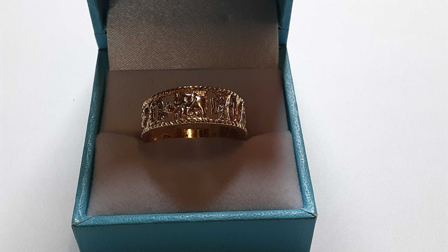 Women's Ring - Yellow Gold 14k (.585) 3.8 grams Size 9