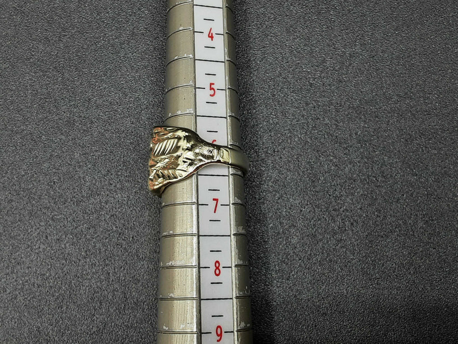 Men's Ring - Yellow Gold 10k (.417) 4.5 grams Size 7