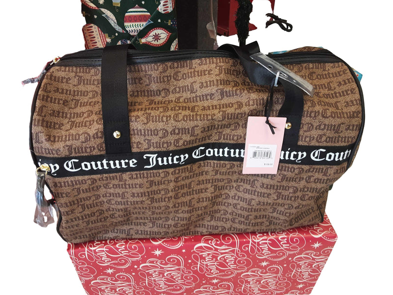 Juicy Couture Monogram Brown Backpack / Briefcase / Bag