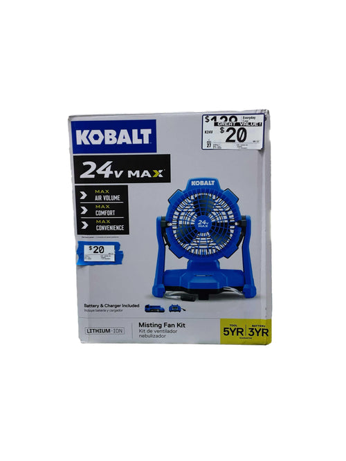 Kobalt Kmf 1024b-03 Blue Floor / Box Fan