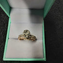 Women's Ring - Tricolor Gold 14k (.585) 4.8 grams Size 5