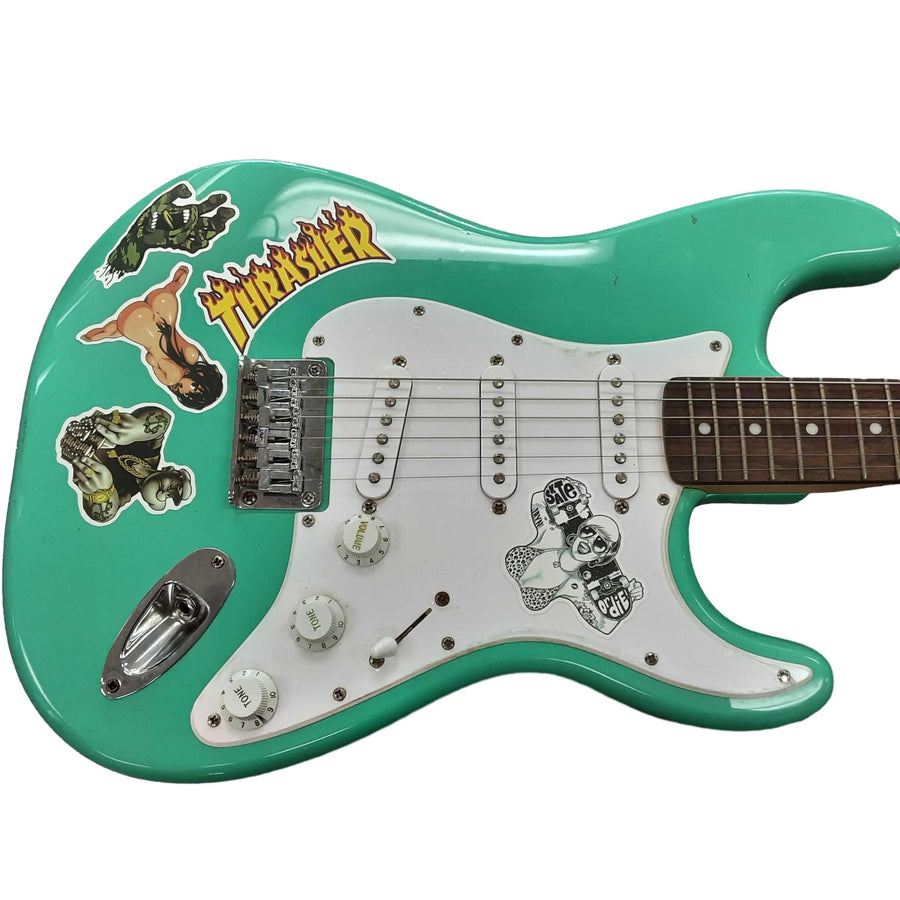 Squire Stratocaster Green Electric Classic Guitar