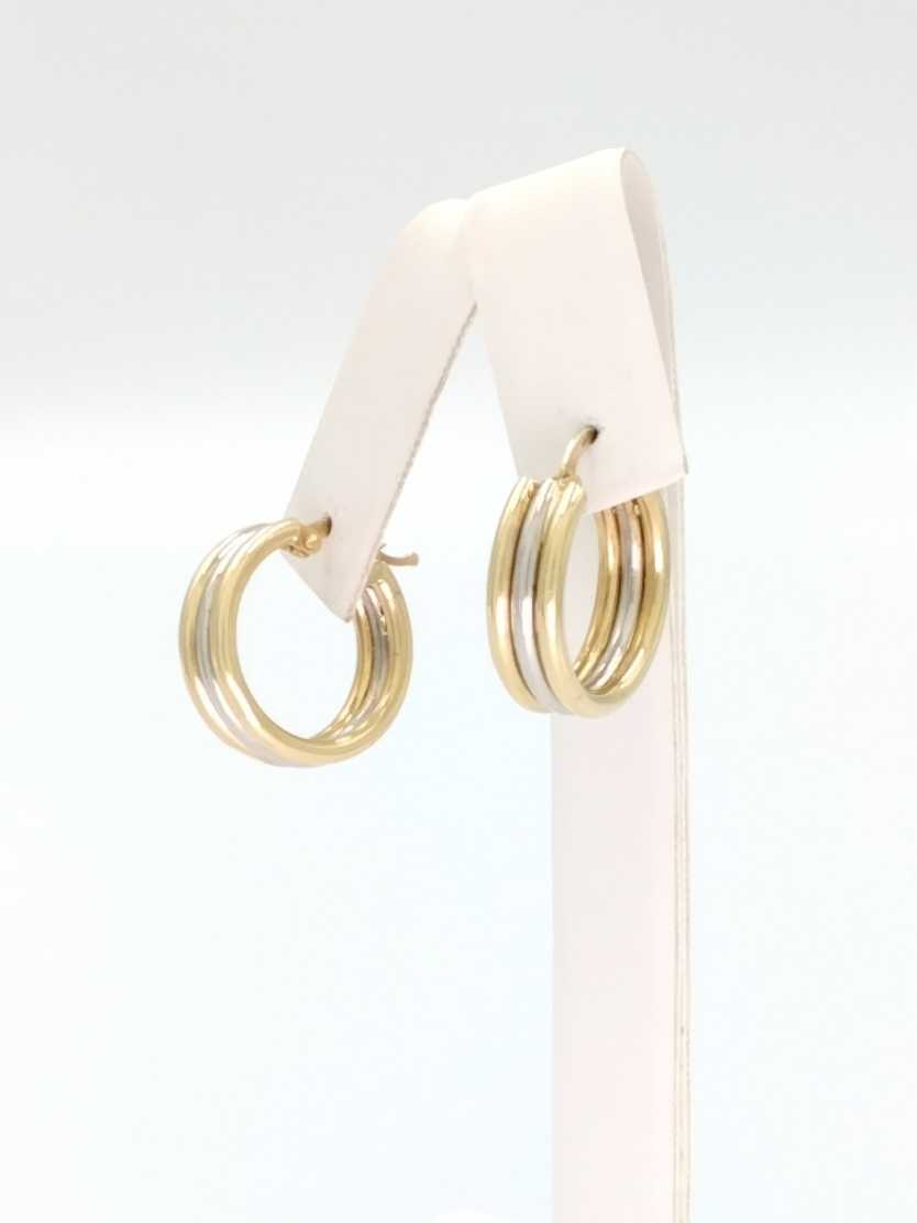 Bangle Earrings - Yellow Gold 14k (.585) 3.8 grams