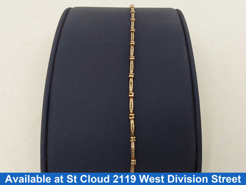 Bracelet - Yellow Gold 10k (.417) 3.32 grams 8 inch