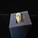 Men's Ring - Yellow Gold 14k (.585) 11.1 grams Size 8