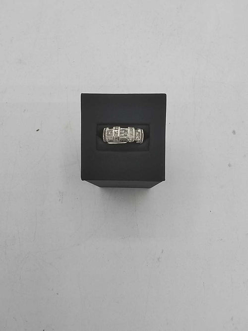 Ring - Wedding Band - White Gold 14k (.585) 3.4 grams Size 8.5