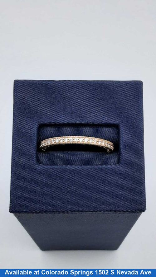 Women's Ring - Anniversary - Yellow Gold 14k (.585) 2.4 grams Size 9