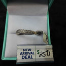 Ring - Wedding Band - White Gold 10k (.417) 2.5 grams Size 7