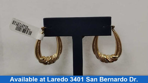 Earrings - Yellow Gold 14k (.585) 3 grams