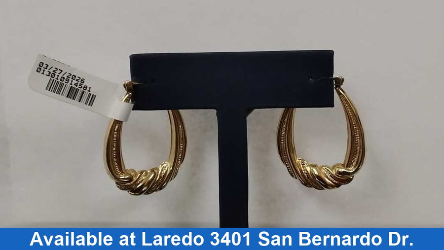 Earrings - Yellow Gold 14k (.585) 3 grams