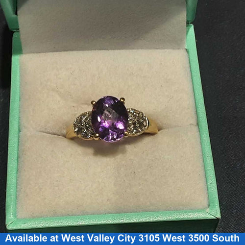 Women's Ring - Yellow Gold 14k (.585) 3.9 grams Size 20