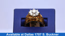 Ring - Wedding Set - Yellow Gold 14k (.585) 7.7 grams Size 20