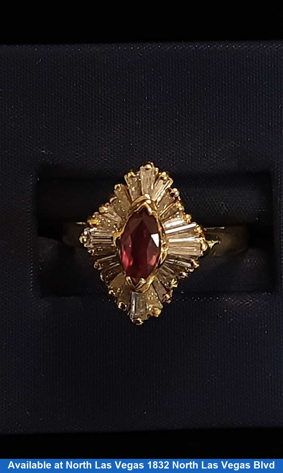 Women's Ring - Yellow Gold 14k (.585) 4.6 grams Size 5