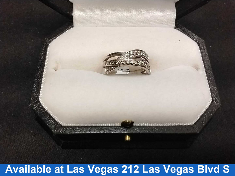 Women's Ring - White Gold 14k (.585) 5.6 grams Size 6
