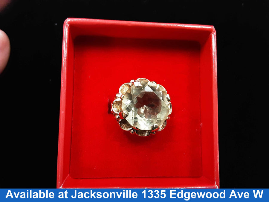 Women's Ring - Yellow Gold 14k (.585) 8.7 grams Size 8