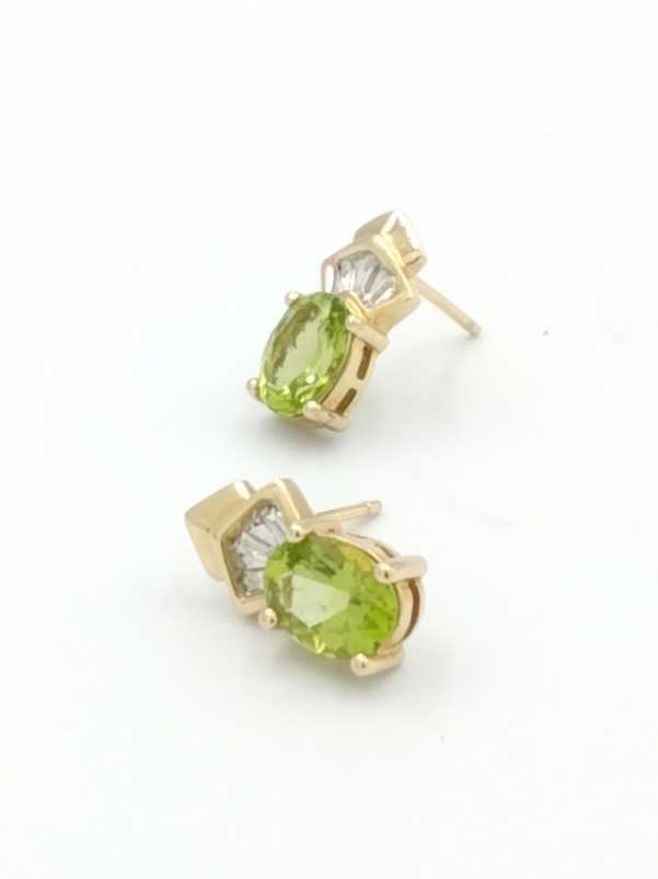 Earrings - Yellow Gold 14k (.585) 4.2 grams