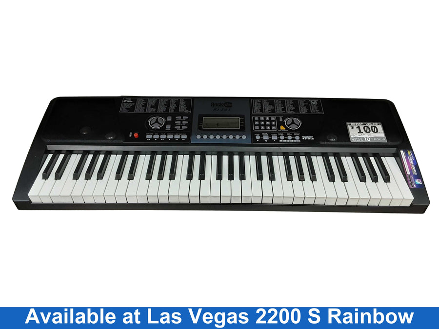 Rock Jam Rj-561 Black Piano