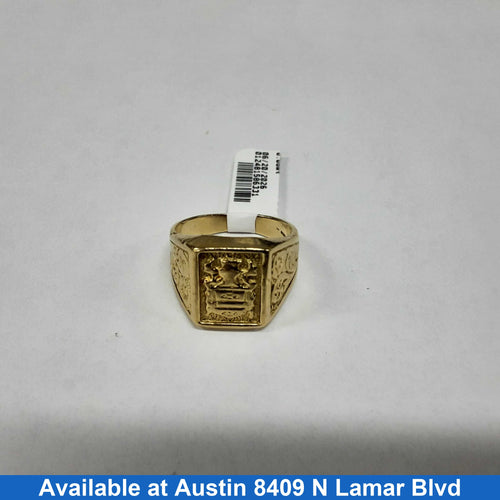 Men's Ring - Yellow Gold 18k (.750) 13 grams Size 10