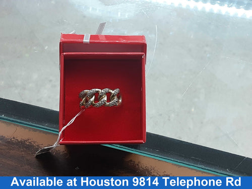 Men's Ring - Yellow Gold 10k (.417) 5.7 grams Size 9.5