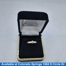 Women's Ring - Solitaire - Yellow Gold 14k (.585) 2.2 grams Size 5