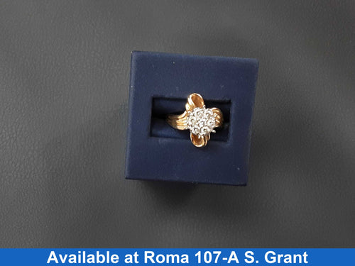 Women's Ring - Yellow Gold 14k (.585) 6.6 grams Size 9