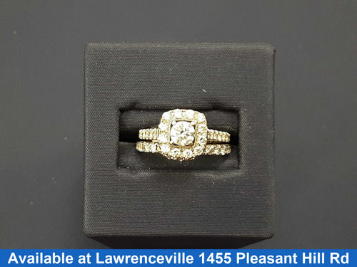 Ring - Engagement Set - White Gold 14k (.585) 6.4 grams Size 20