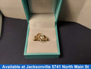 Ring - Wedding Set - Yellow Gold 14k (.585) 5 grams Size 5.5