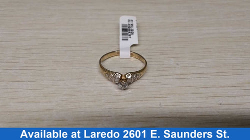 Women's Ring - Yellow Gold 10k (.417) 2.9 grams Size 8