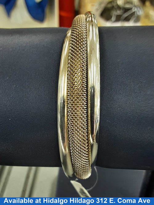 Bangle Bracelet - Silver 30.9 grams 6 inch