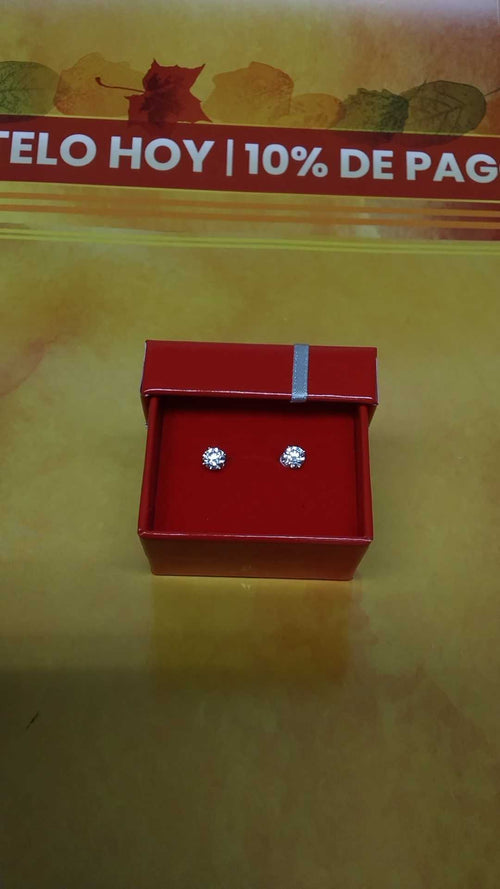 Double Stud Earring - Yellow Gold 14k (.585) 0.8 grams