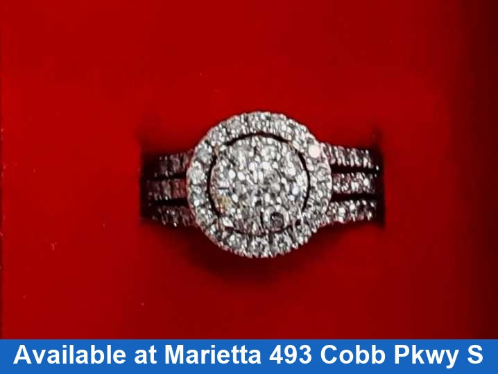 Women's Ring - White Gold 14k (.585) 4.5 grams Size 7