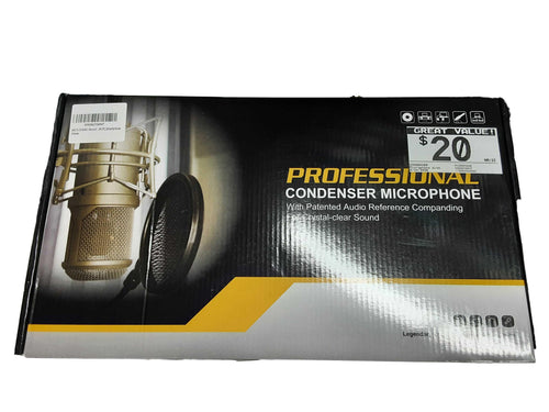 Condenser Microphone Black Corded Microphone