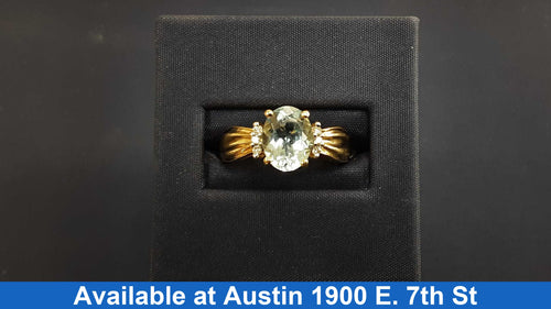 Women's Ring - Yellow Gold 14k (.585) 4.4 grams Size 20