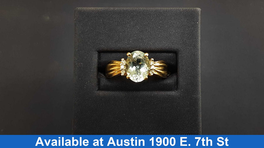 Women's Ring - Yellow Gold 14k (.585) 4.4 grams Size 20