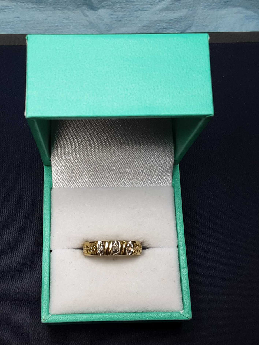 Ring - Wedding Band - Yellow Gold 14k (.585) 1.8 grams Size 7