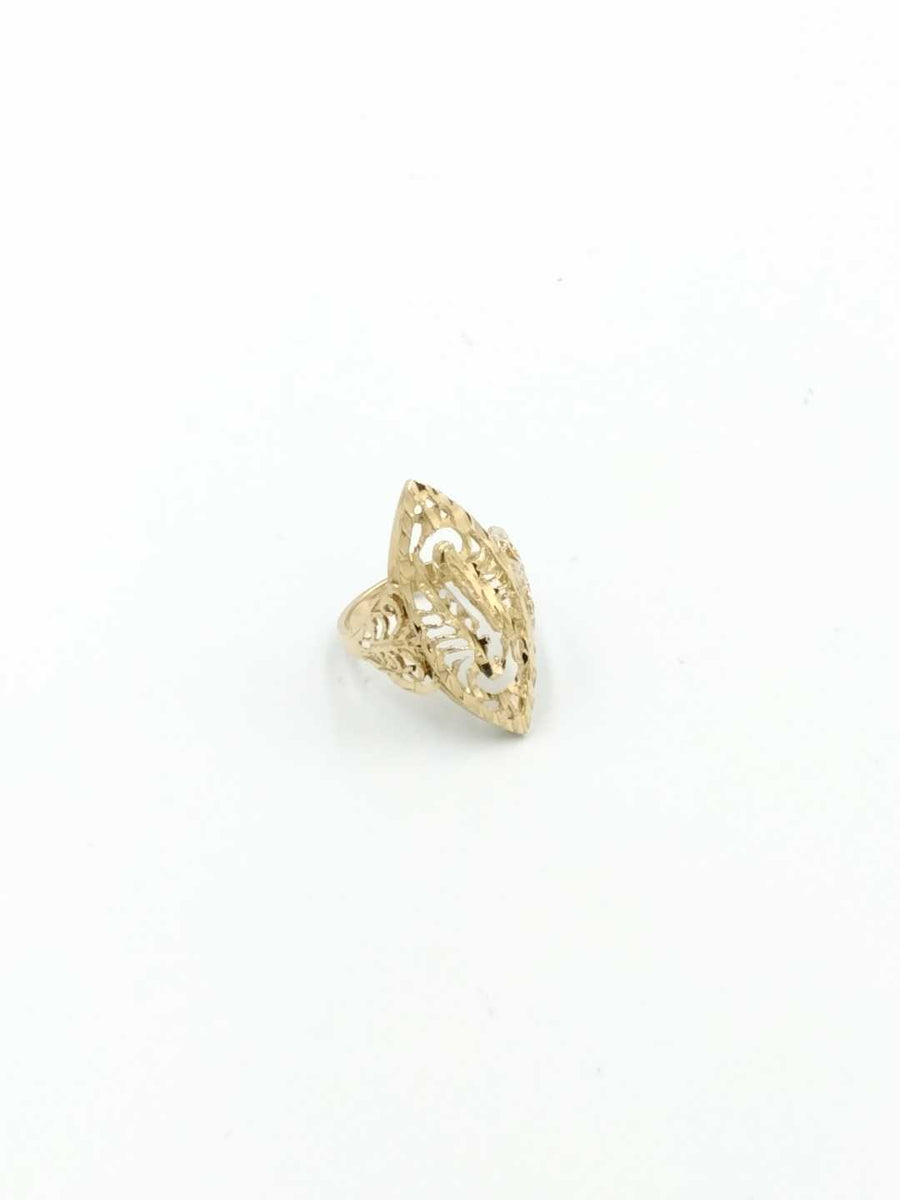 Women's Ring - Yellow Gold 14k (.585) 4.3 grams Size 8.5