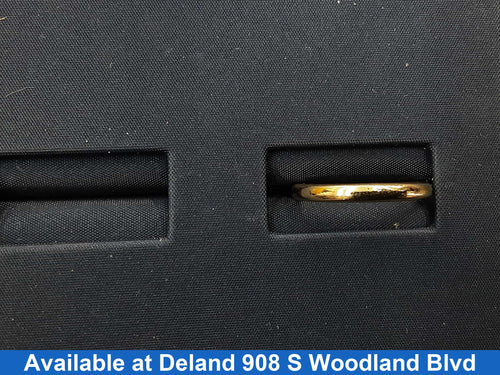 Ring - Wedding Band - Yellow Gold 14k (.585) 3.4 grams Size 7.5