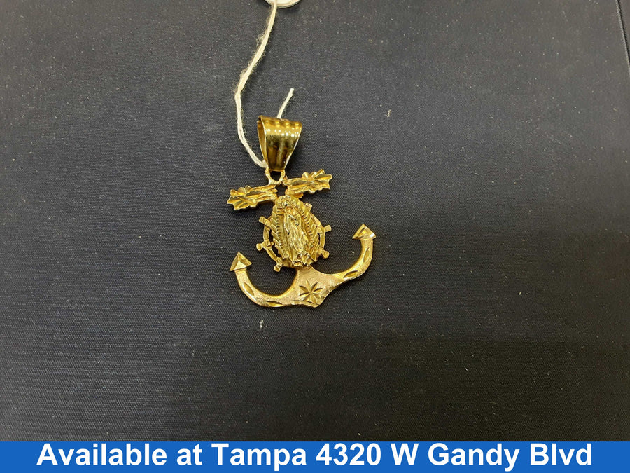 Religious Pendant - Yellow Gold 10k (.417) 3.9 grams